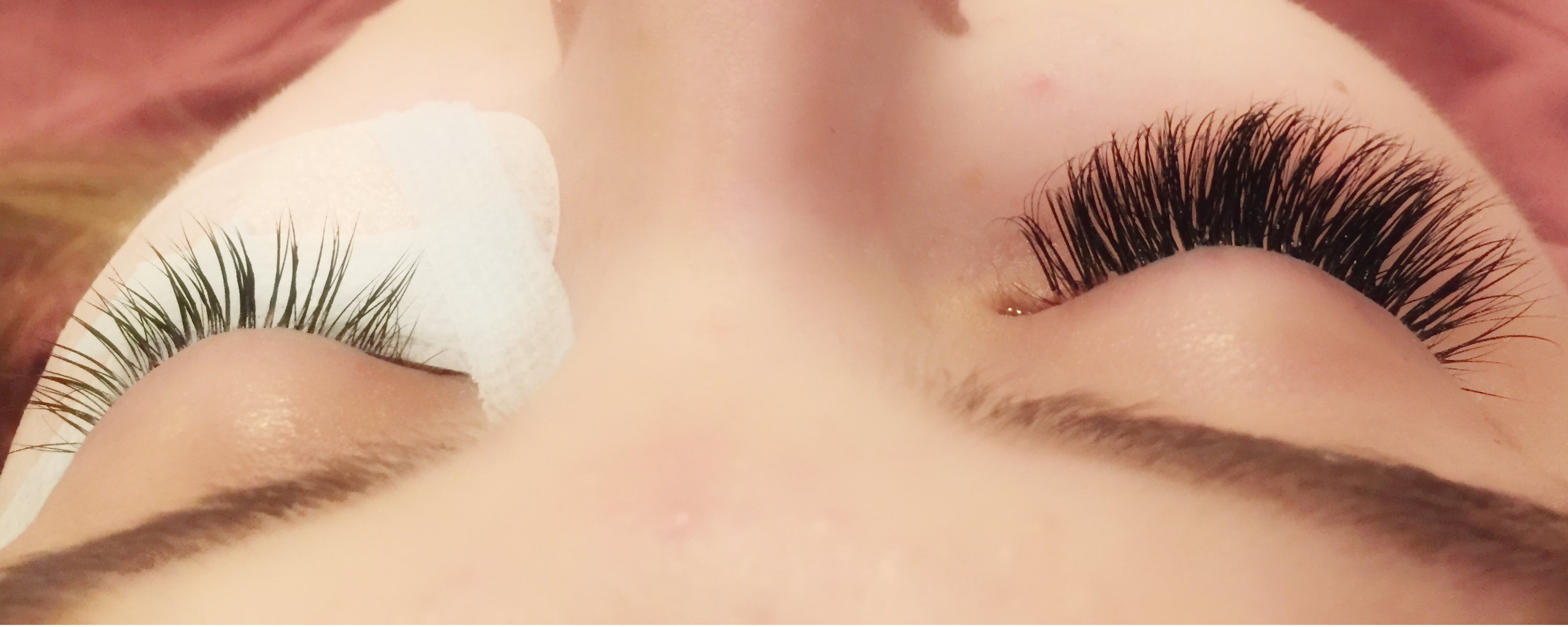 Eyelashes Before and After